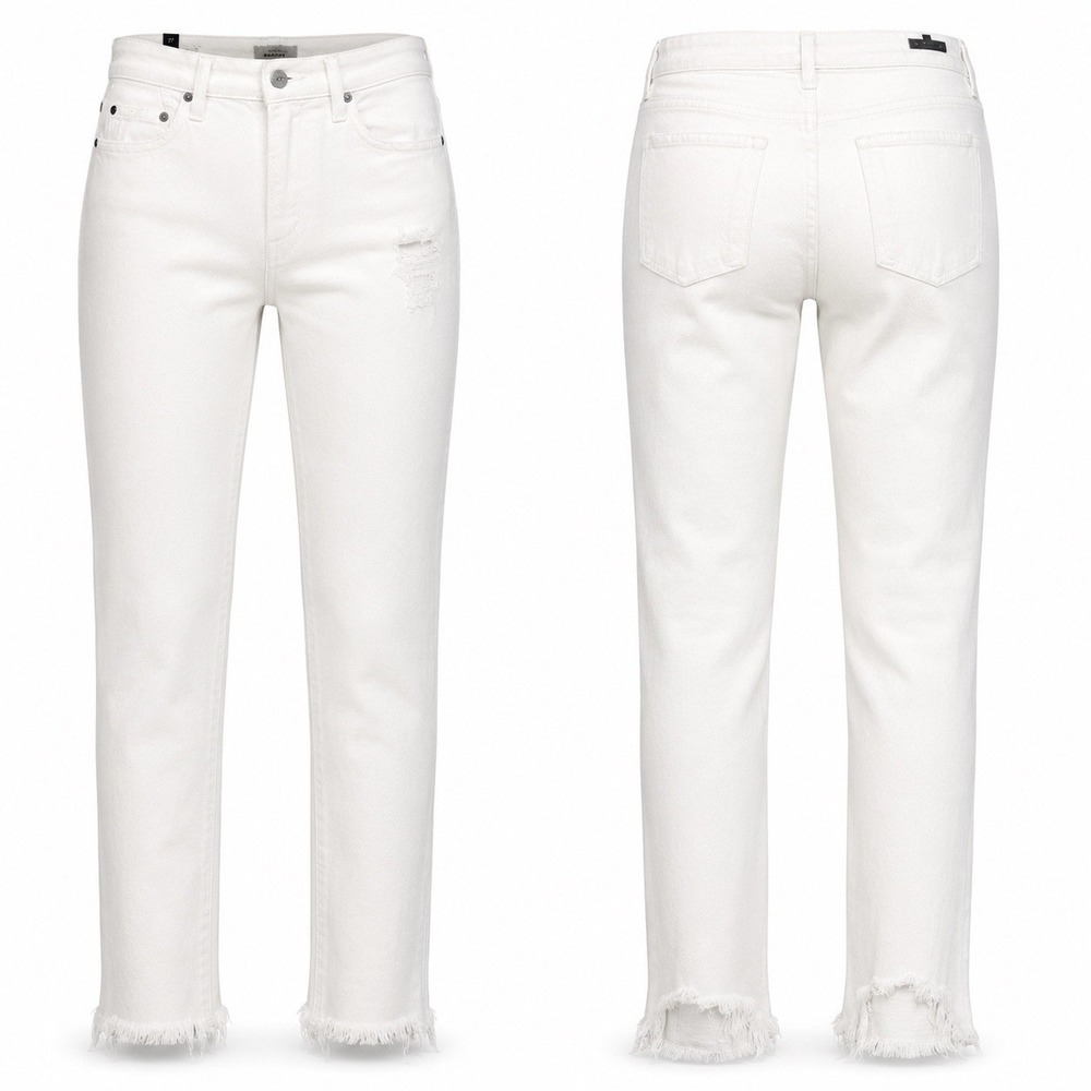 Citizens of Humanity JEANS 27 Rocket Crop Petite High Rise Skinny White